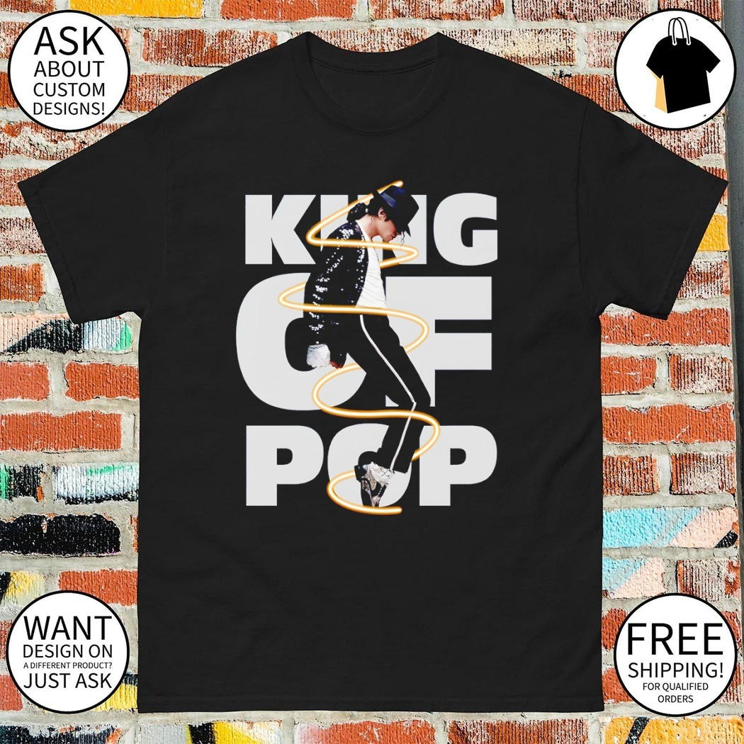 MJ pop star music legend King of Pop iconic dance tribute shirt