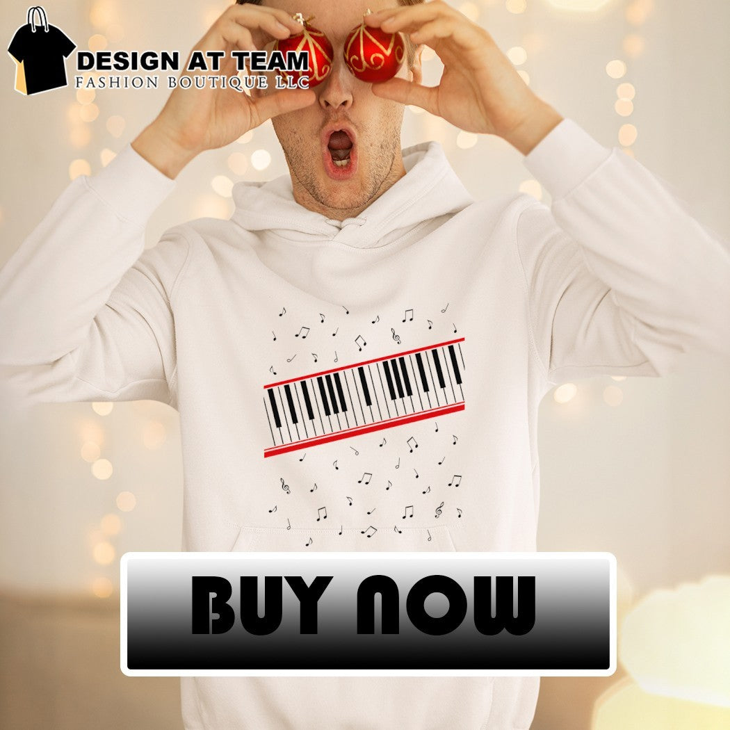 MJ wearing beat it keyboard music shirt