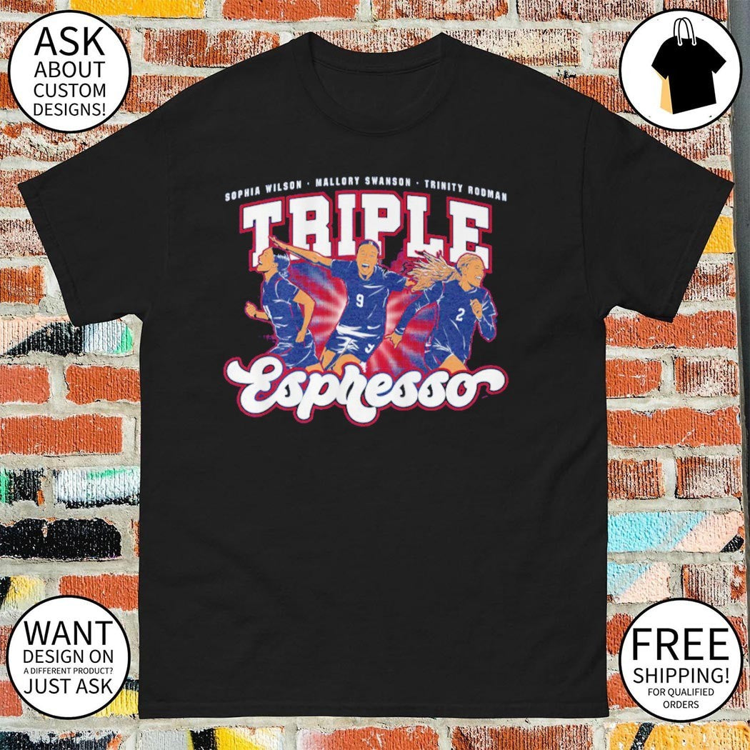 Mallory Swanson Trinity Rodman Sophia Wilson Triple Espresso 2026-27 shirt