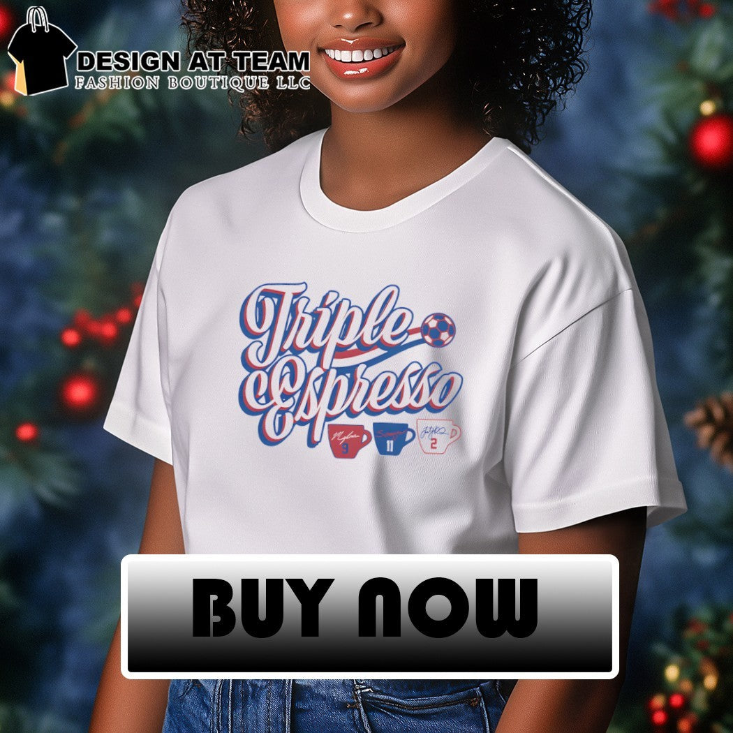 Mallory Swanson Trinity Rodman Sophia Wilson Triple Espresso signatures shirt