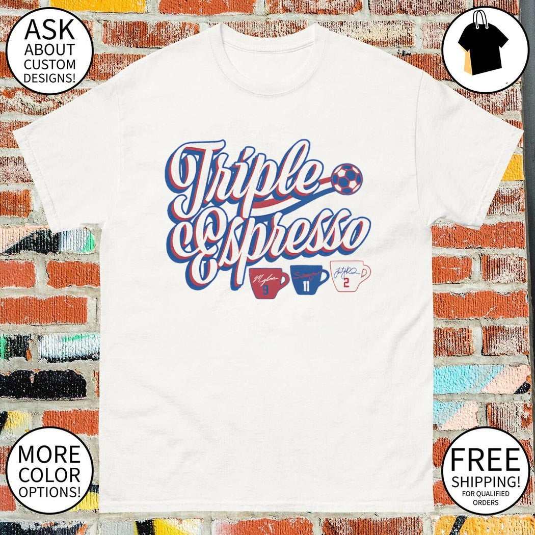 Mallory Swanson Trinity Rodman Sophia Wilson Triple Espresso signatures shirt