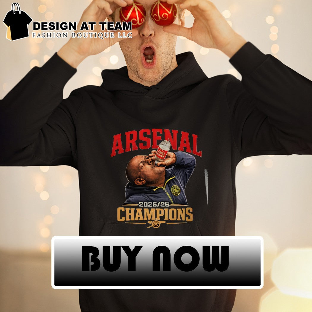 Manchester City Fan drink bottle of water Arsenal FC Champions 2025 2026 shirt