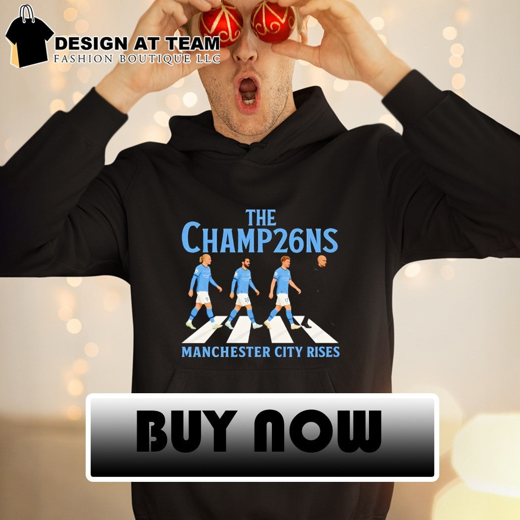 Manchester City Rises Champions Abbey Road The Cham26ns shirt