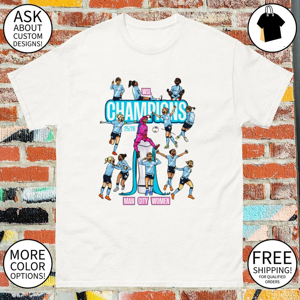 Manchester City Women’s Super League Winners 25 26 shirt