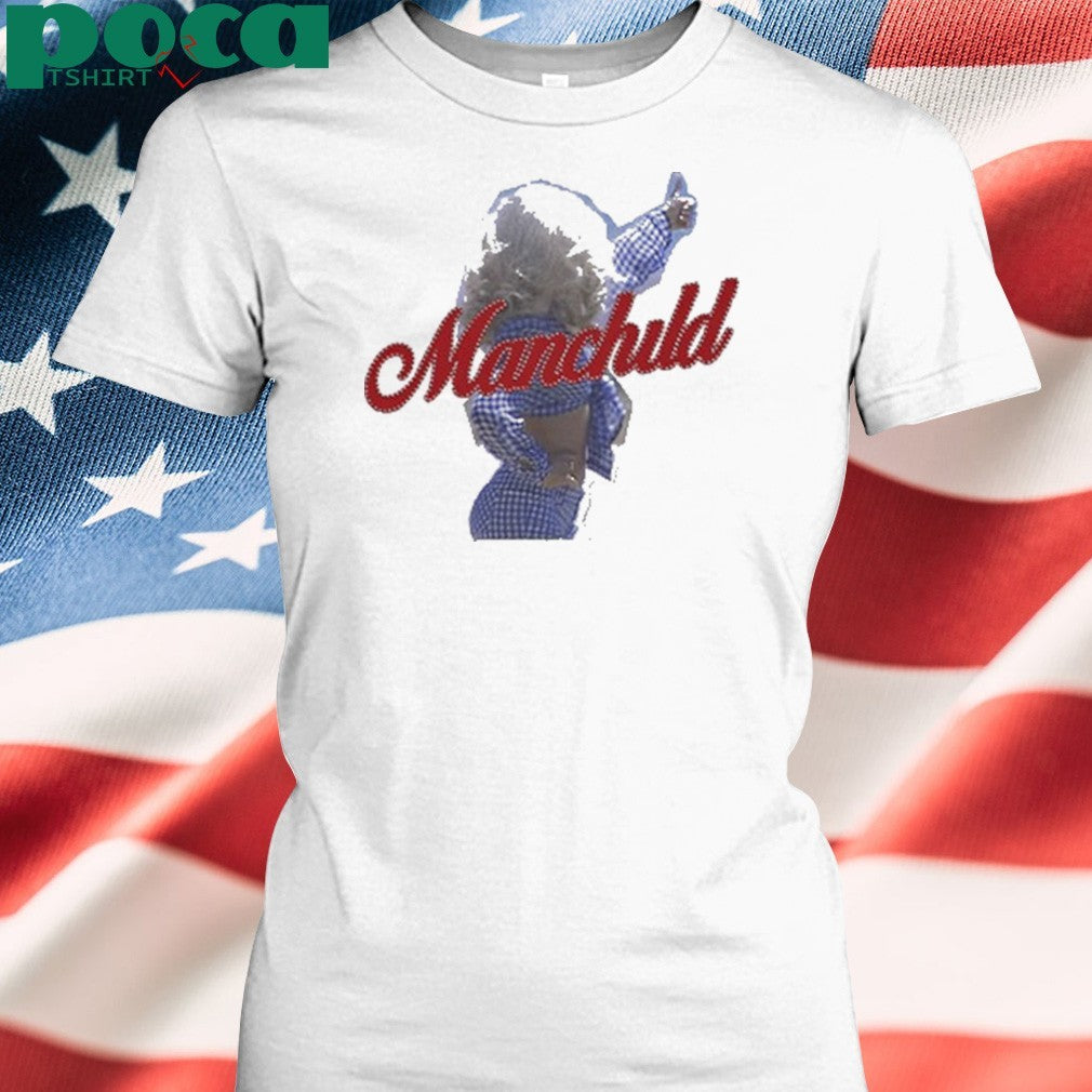 Manchild Rhinestone Shirt