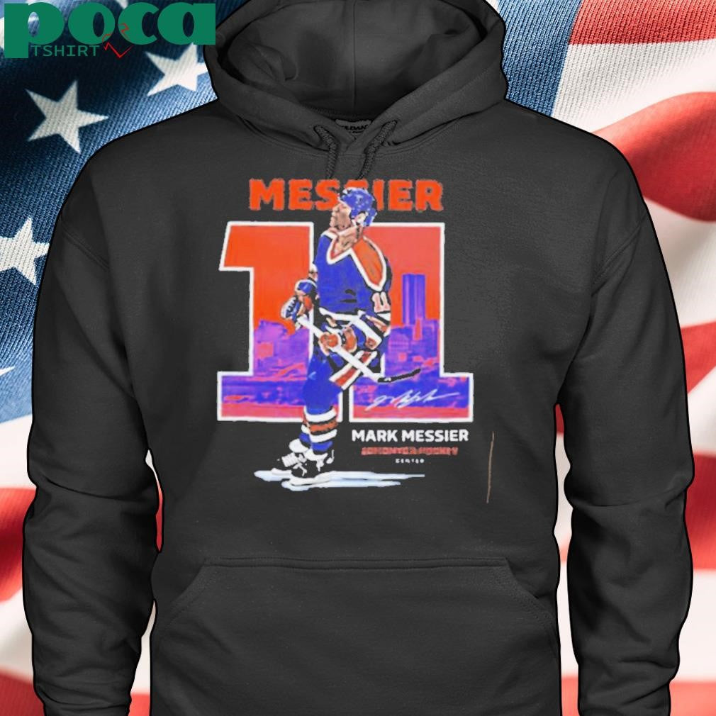 Mark Messier Edmonton Oilers Throwback Signature shirt
