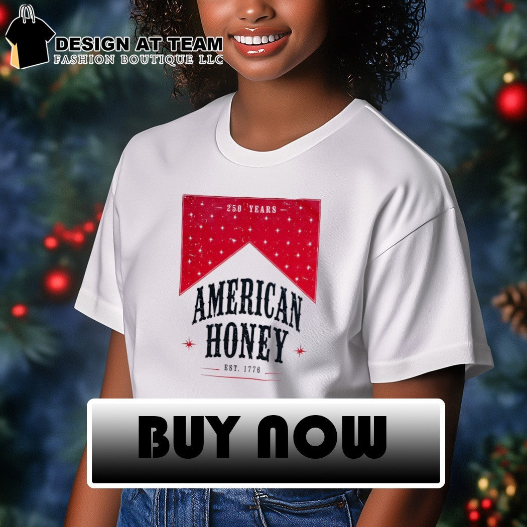 Marlboro American honey 250 Years est 1776 4th of July shirt