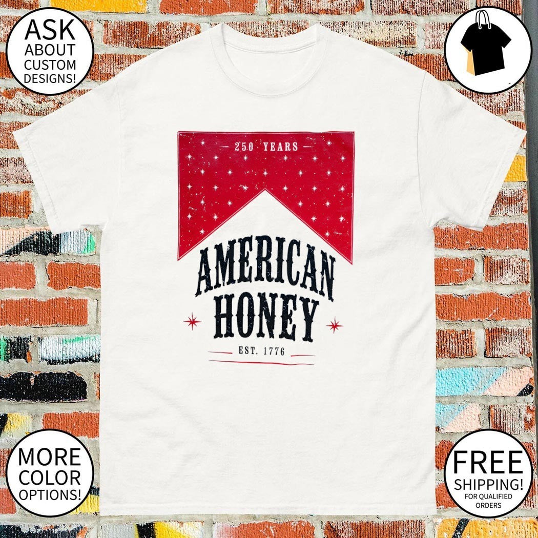 Marlboro American honey 250 Years est 1776 4th of July shirt