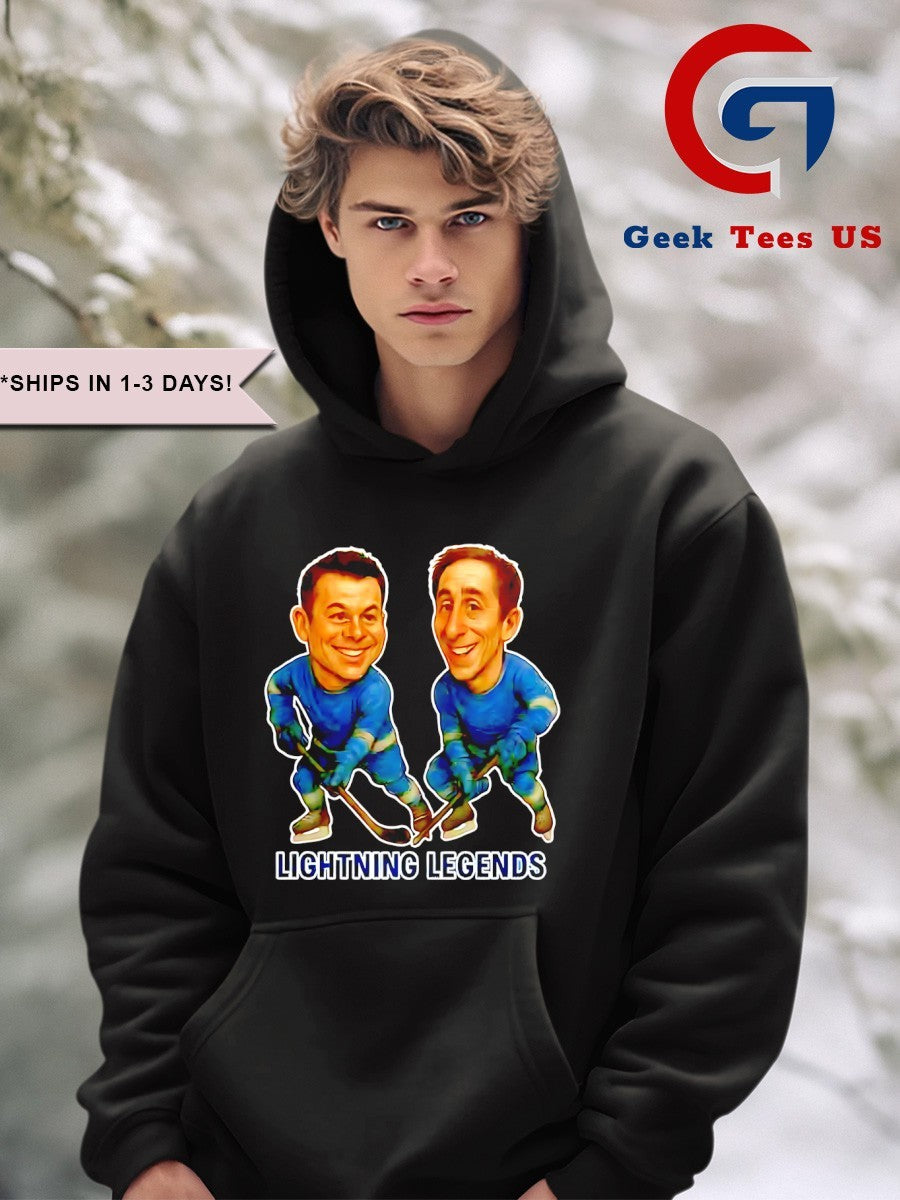 Martin St. Louis and Vincent Lecavalier Lightning Legends Hockey caricatures shirt