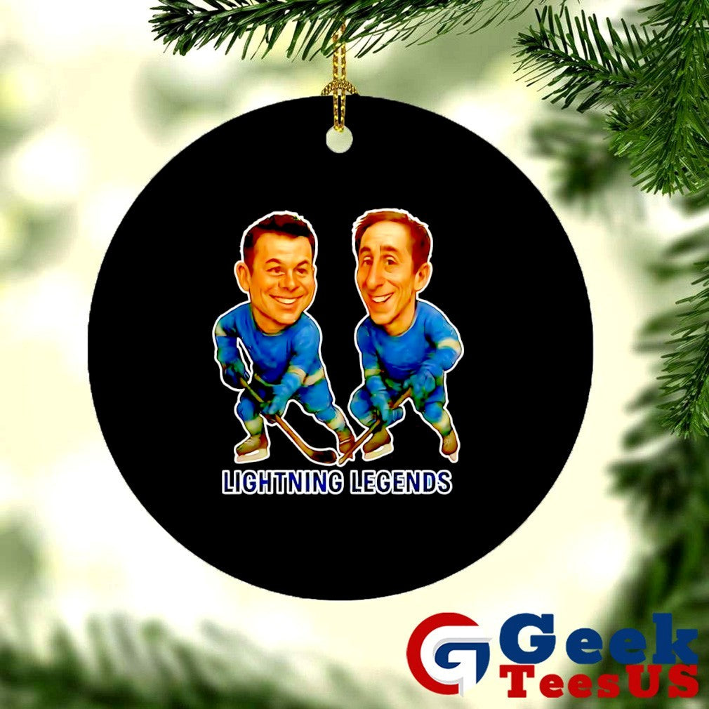 Martin St. Louis and Vincent Lecavalier Lightning Legends Hockey caricatures shirt