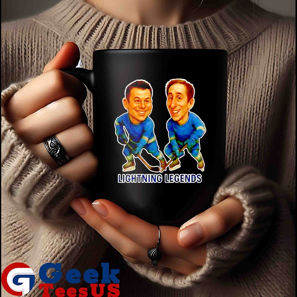 Martin St. Louis and Vincent Lecavalier Lightning Legends Hockey caricatures shirt