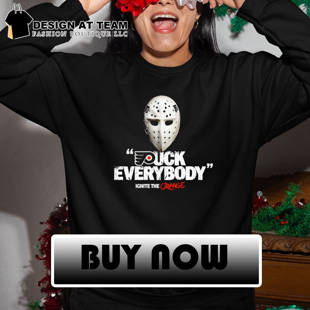 Mask Puck Everybody Ignite The Orange Philadelphia Flyers Hockey NHL 2026 logo shirt