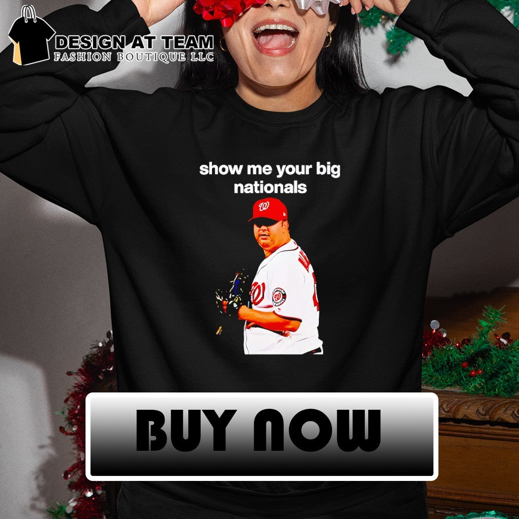 Matt Albers Washington Nationals Show Me Your Big Nationals shirt