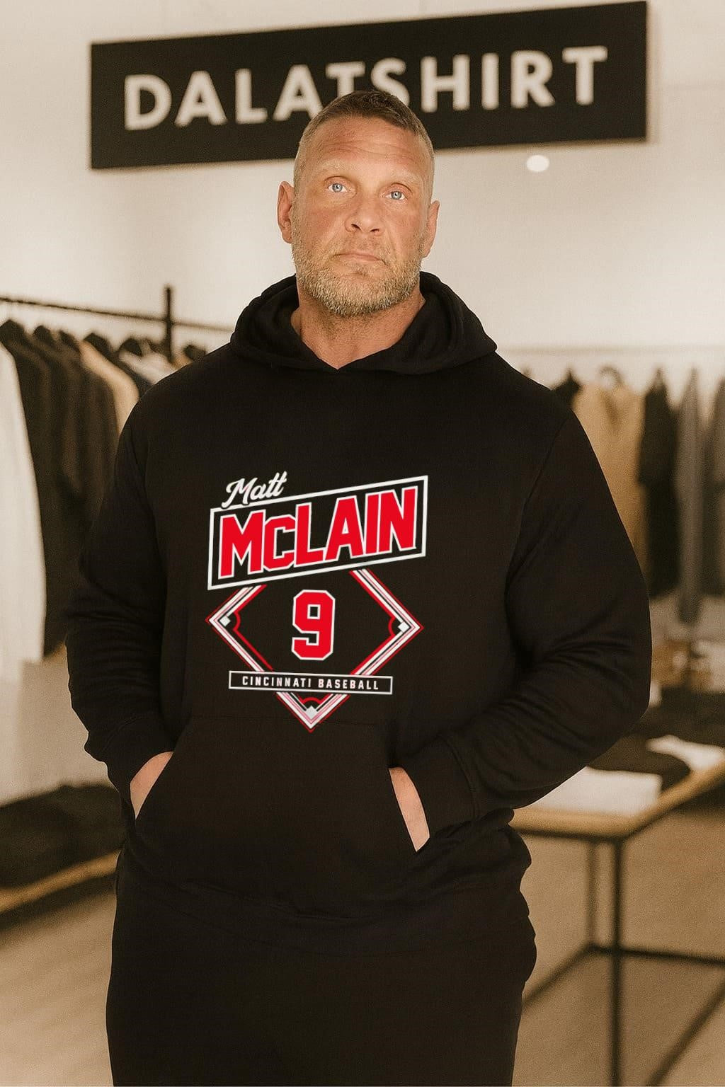 Matt McLain 9 Cincinnati Baseball Diamond shirt