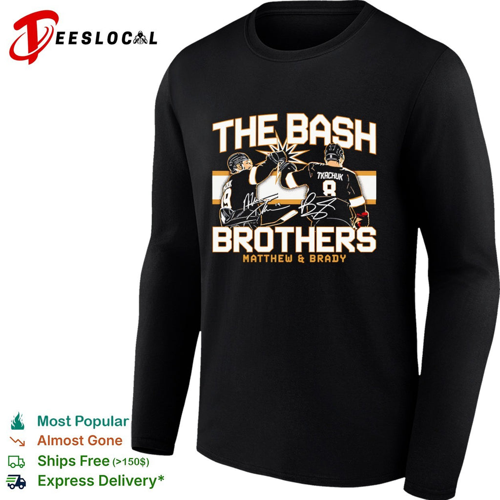 Matthew Tkachuk and Brady Tkachuk NHL The Bash Brothers Matthew and Brady signature shirt