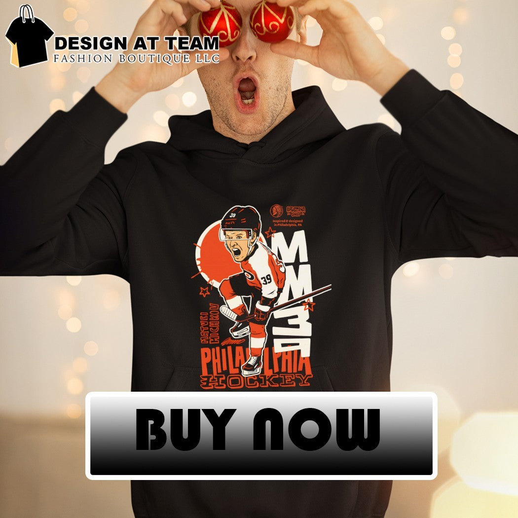 Matvei Michkov 39 Philadelphia Flyers Hockey Player cartoon shirt
