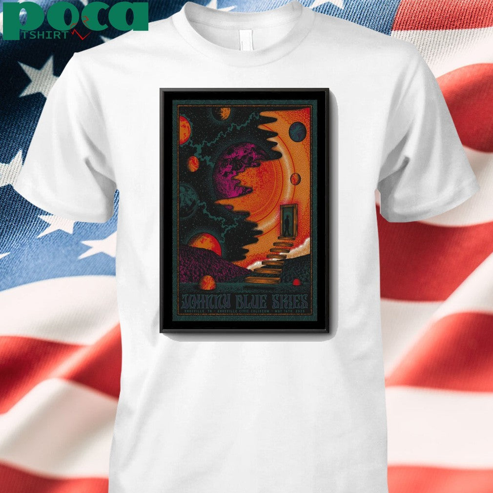 May 16, 2025 Knoxville, TN Johnny Blue Skies Poster shirt