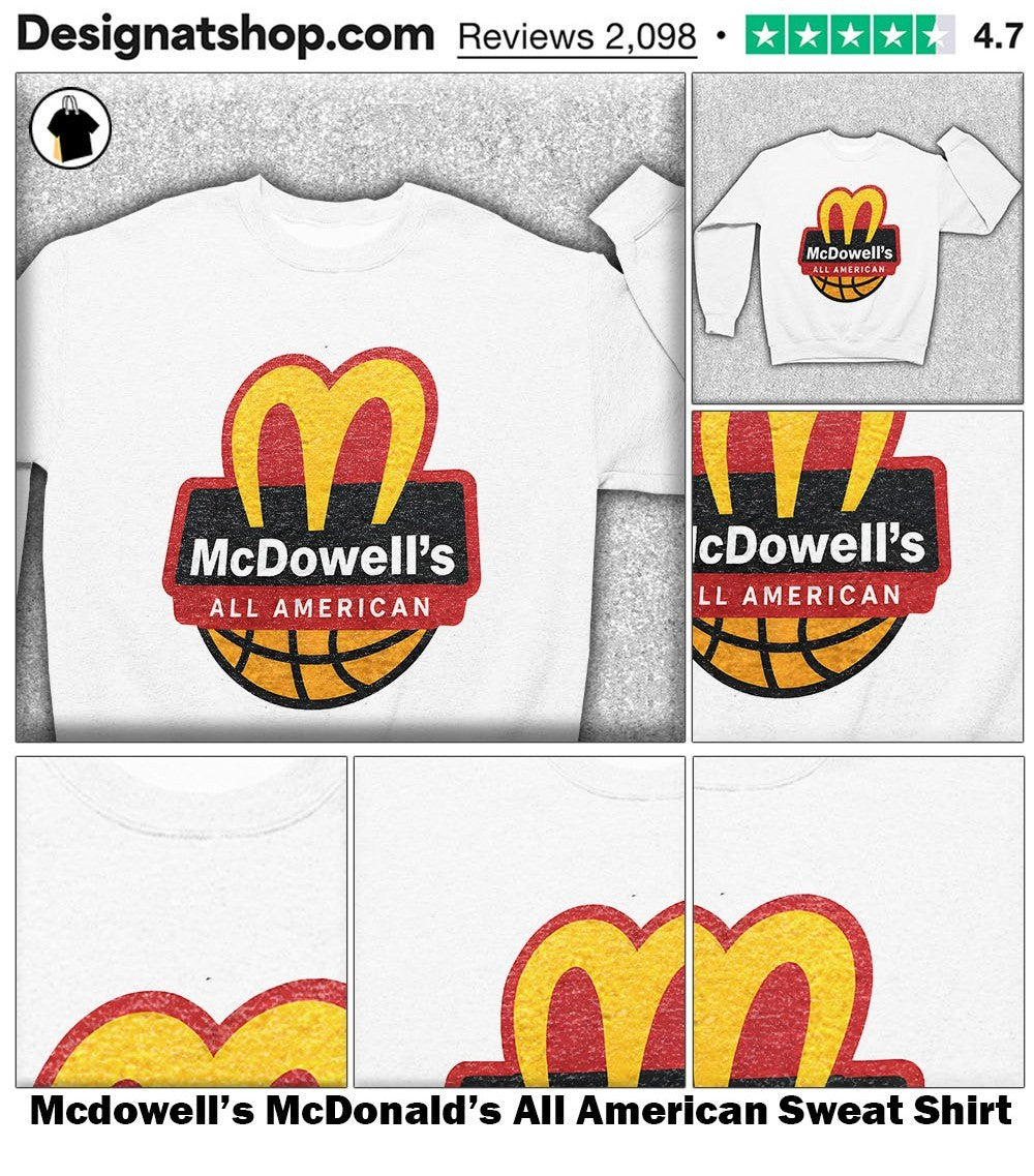 Mcdowell’s McDonald’s All American shirt