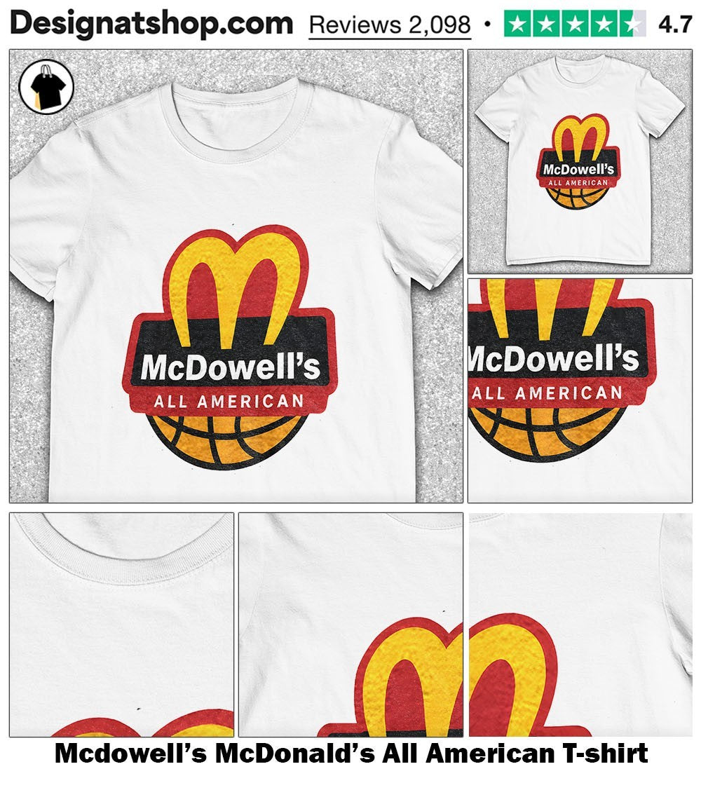 Mcdowell’s McDonald’s All American shirt