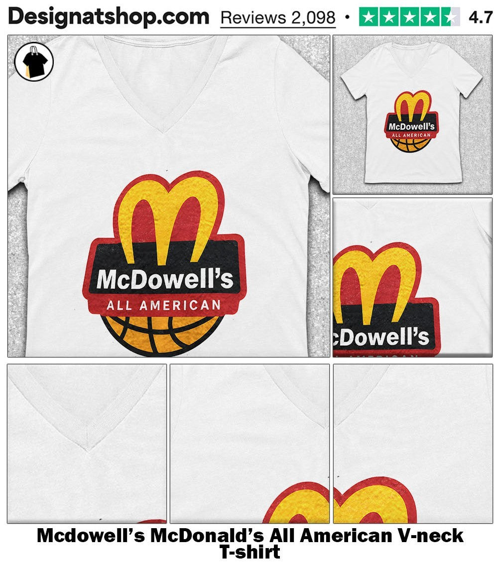 Mcdowell’s McDonald’s All American shirt