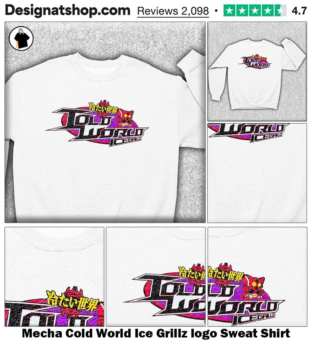 Mecha Cold World Ice Grillz logo shirt