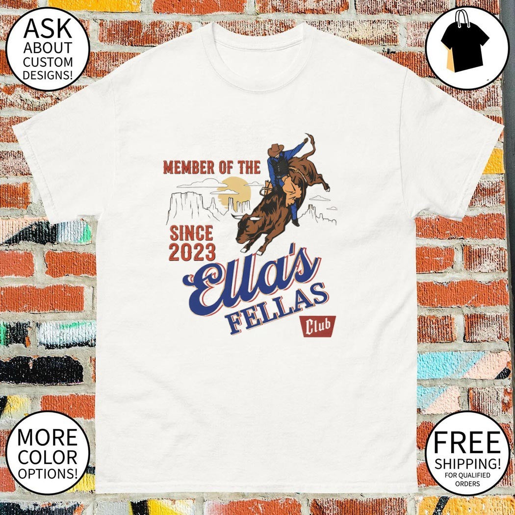 Member of the Ella’s Fellas Club Vintage Western Concert Graphic shirt