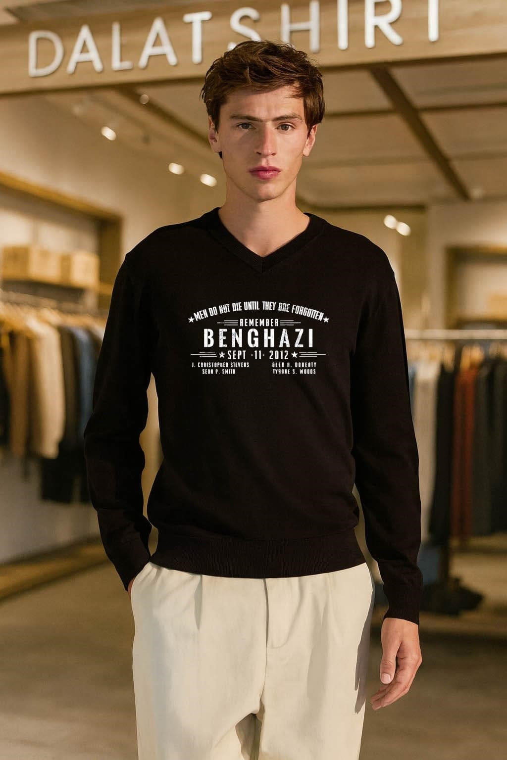 Men die only when they are forgotten remember benghazi september 2012 shirt