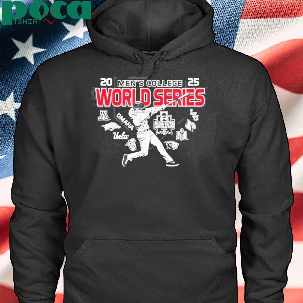 Men’s College World Series 2025 NCAA Baseball 8 Team Hitter Shirt