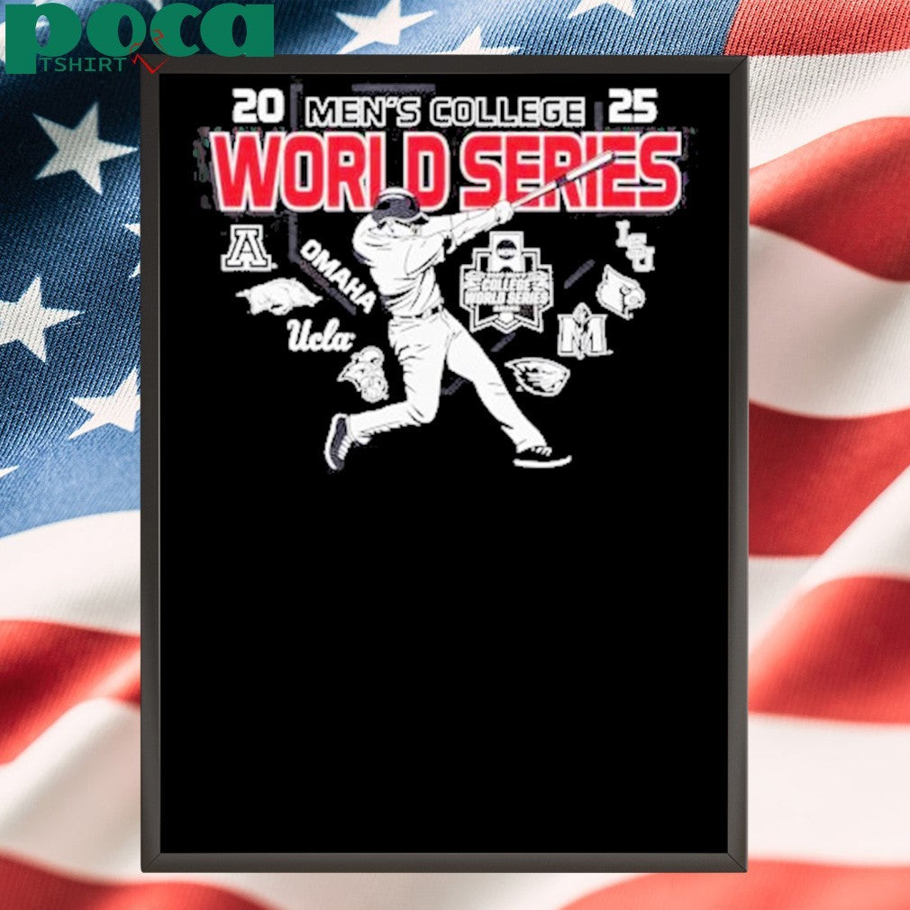Men’s College World Series 2025 NCAA Baseball 8 Team Hitter Shirt