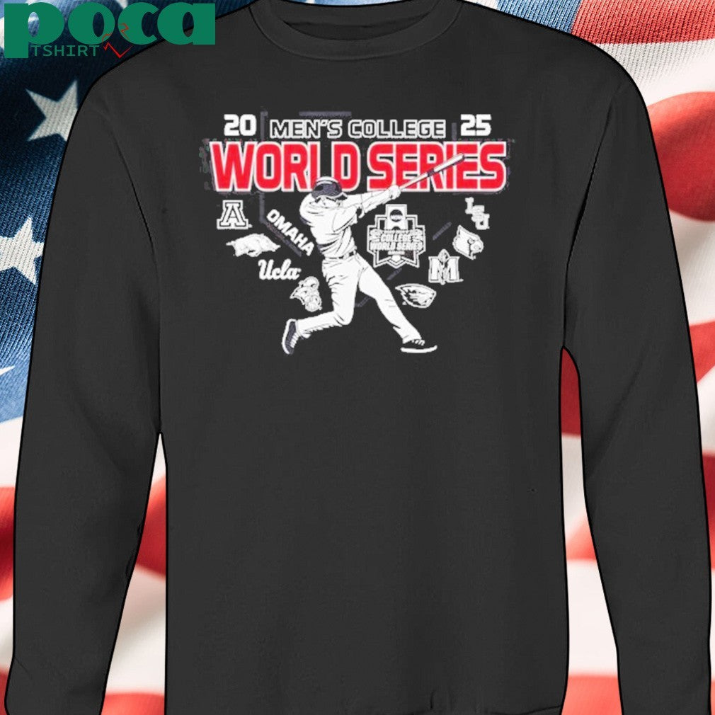 Men’s College World Series 2025 NCAA Baseball 8 Team Hitter Shirt