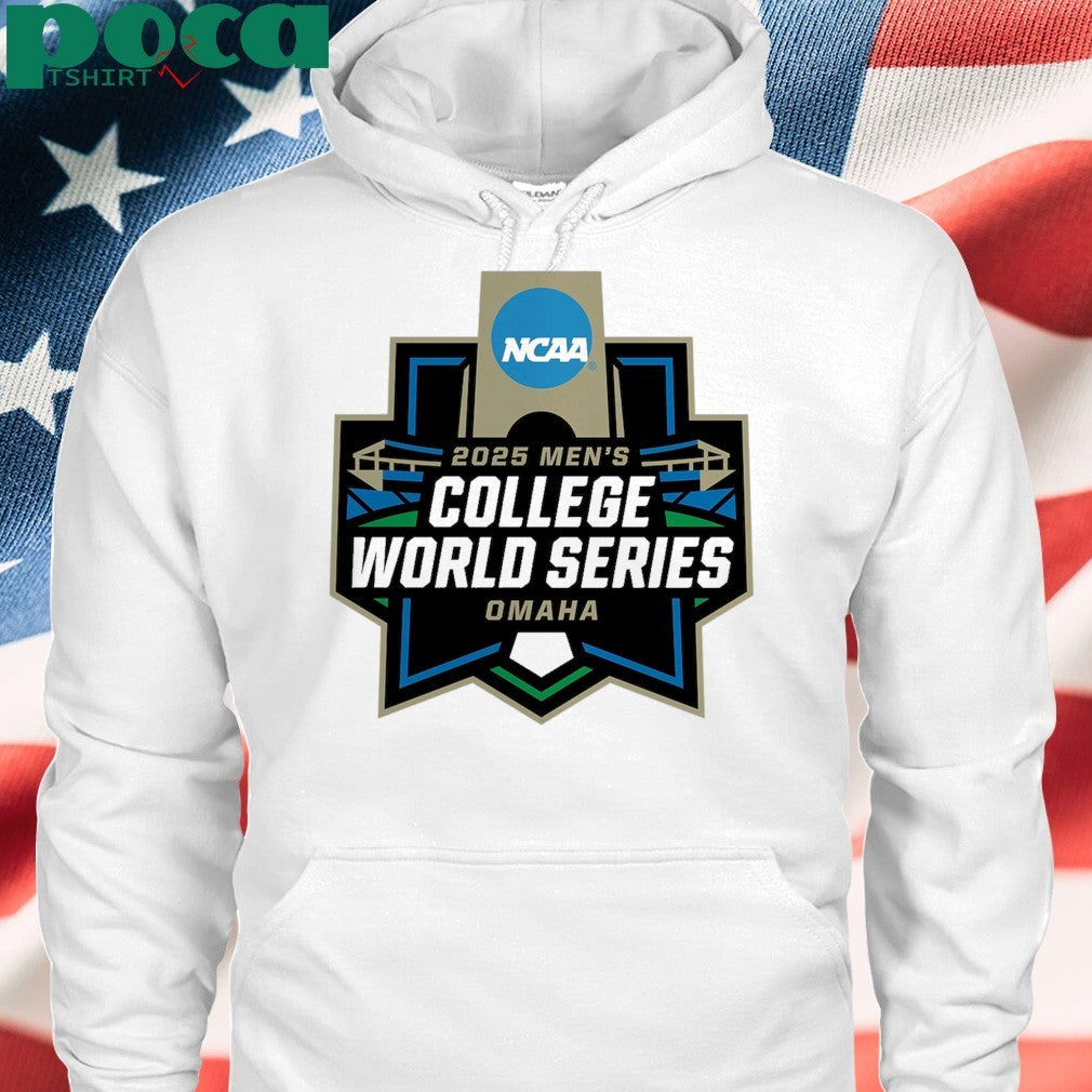 Men’s White 2025 NCAA Baseball Selection Show Omaha T-Shirt