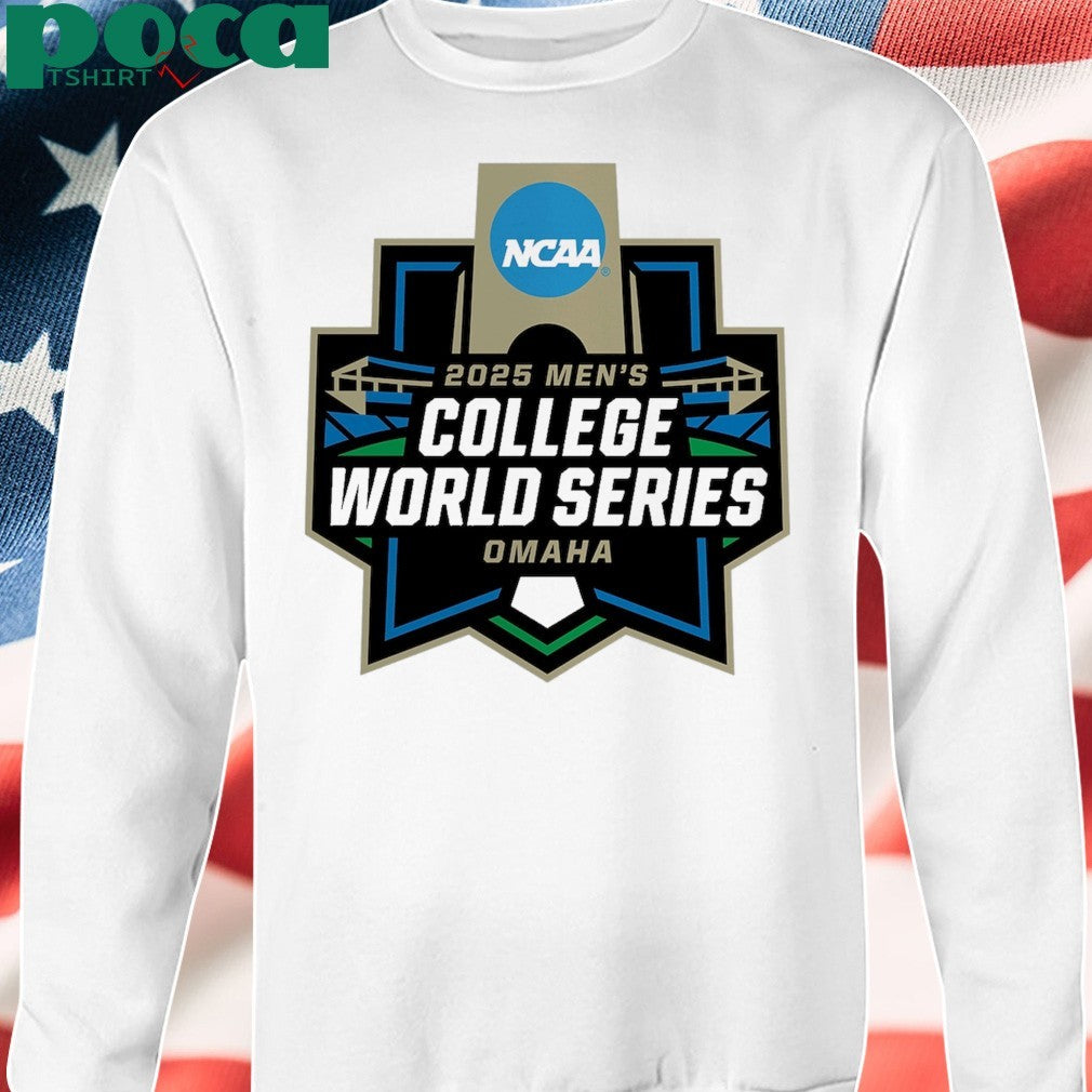 Men’s White 2025 NCAA Baseball Selection Show Omaha T-Shirt