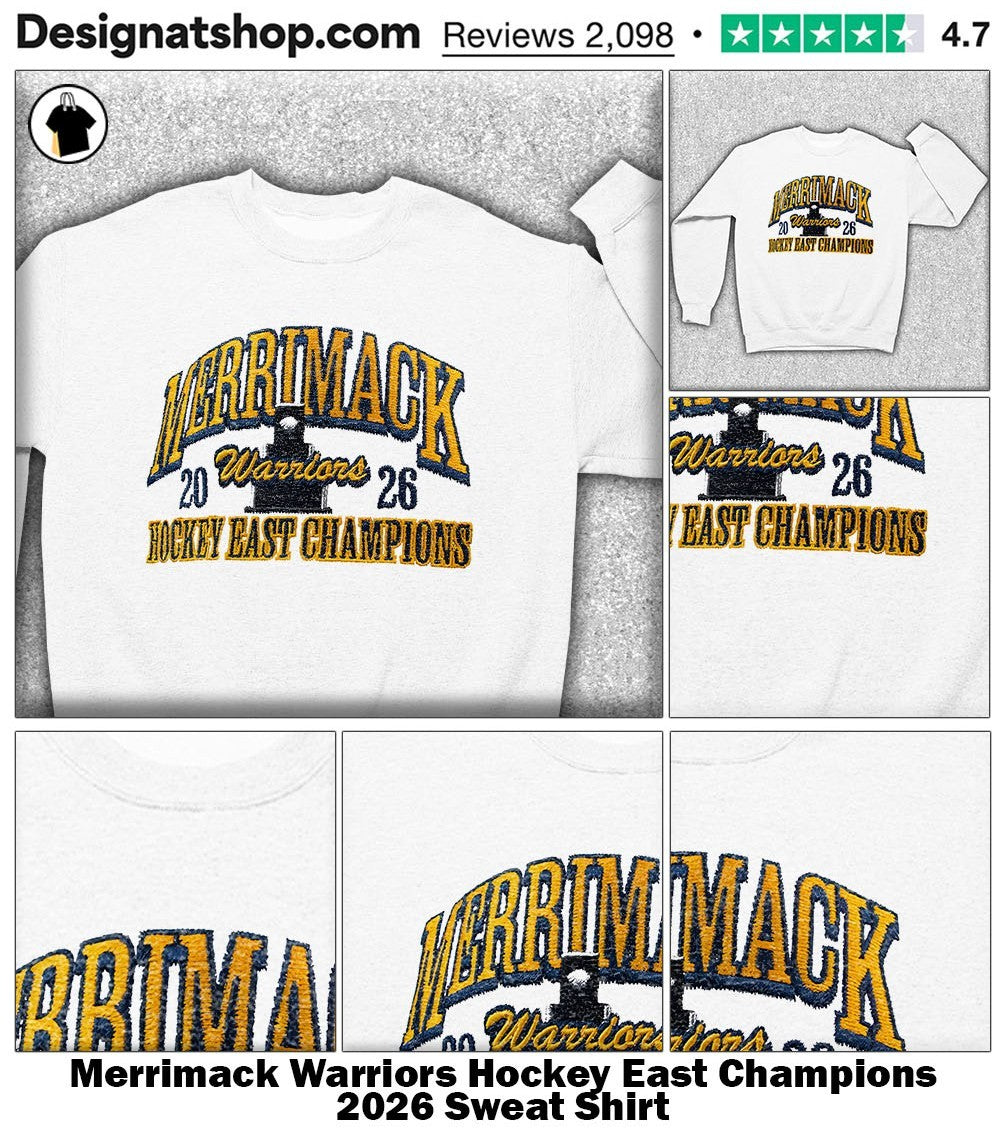 Merrimack Warriors Hockey East Champions 2026 shirt