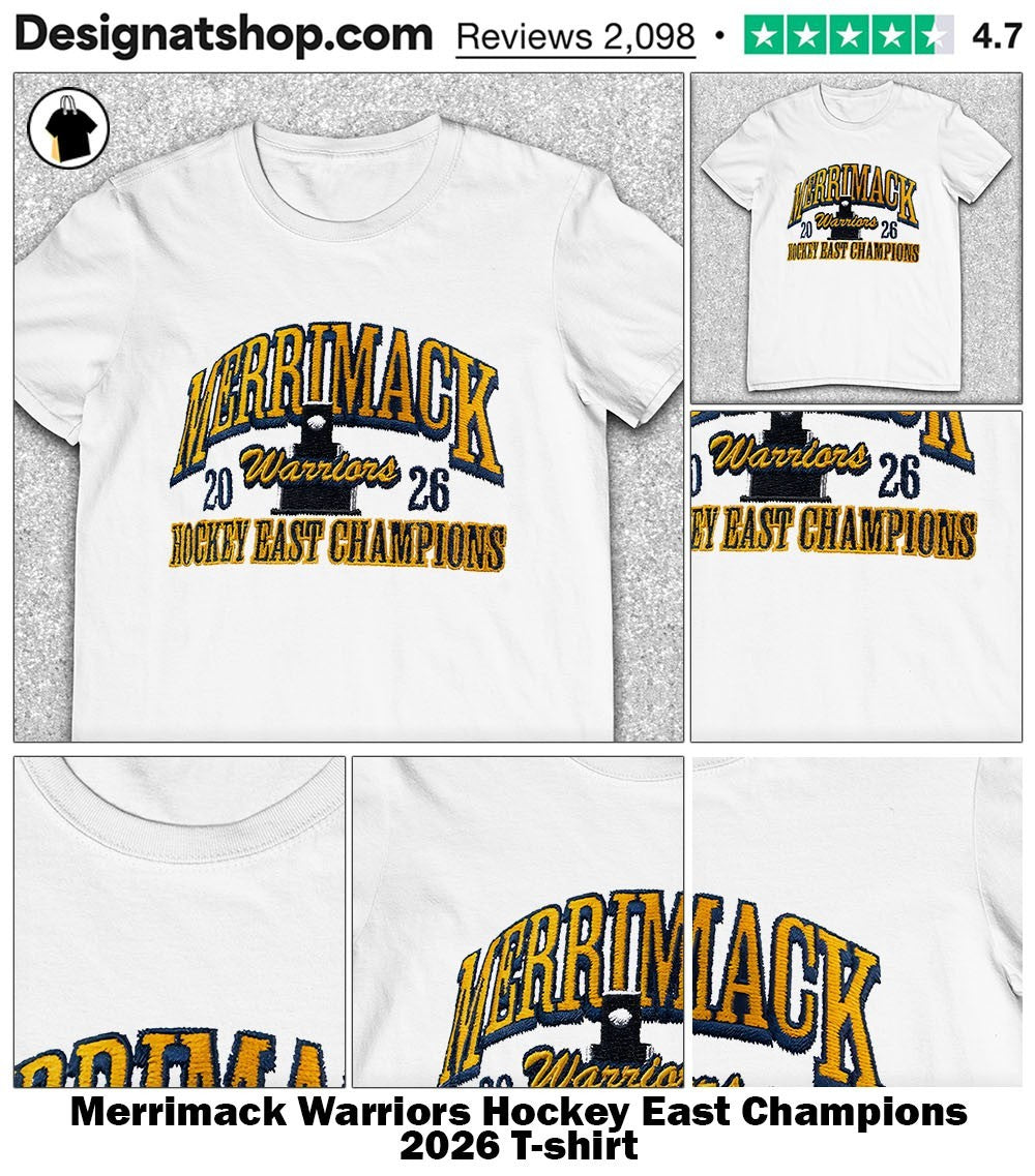 Merrimack Warriors Hockey East Champions 2026 shirt