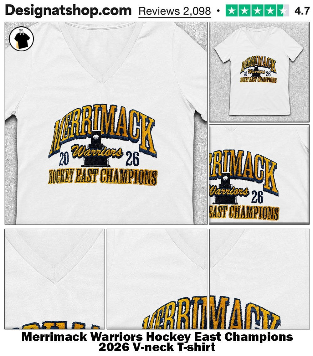 Merrimack Warriors Hockey East Champions 2026 shirt