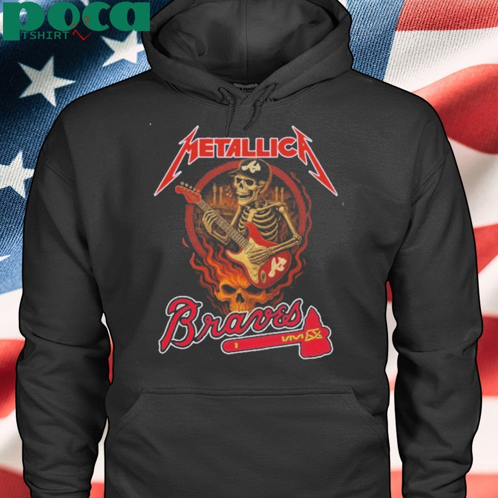 Metallica Braves Unique Gifts For Baseball Fans Shirt