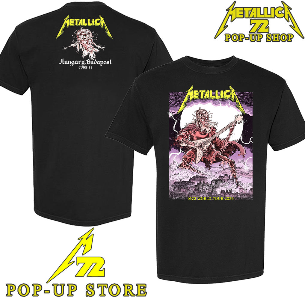 Metallica M72 Budapest June 11 2026 Created By Mark Lazlo T-Shirt