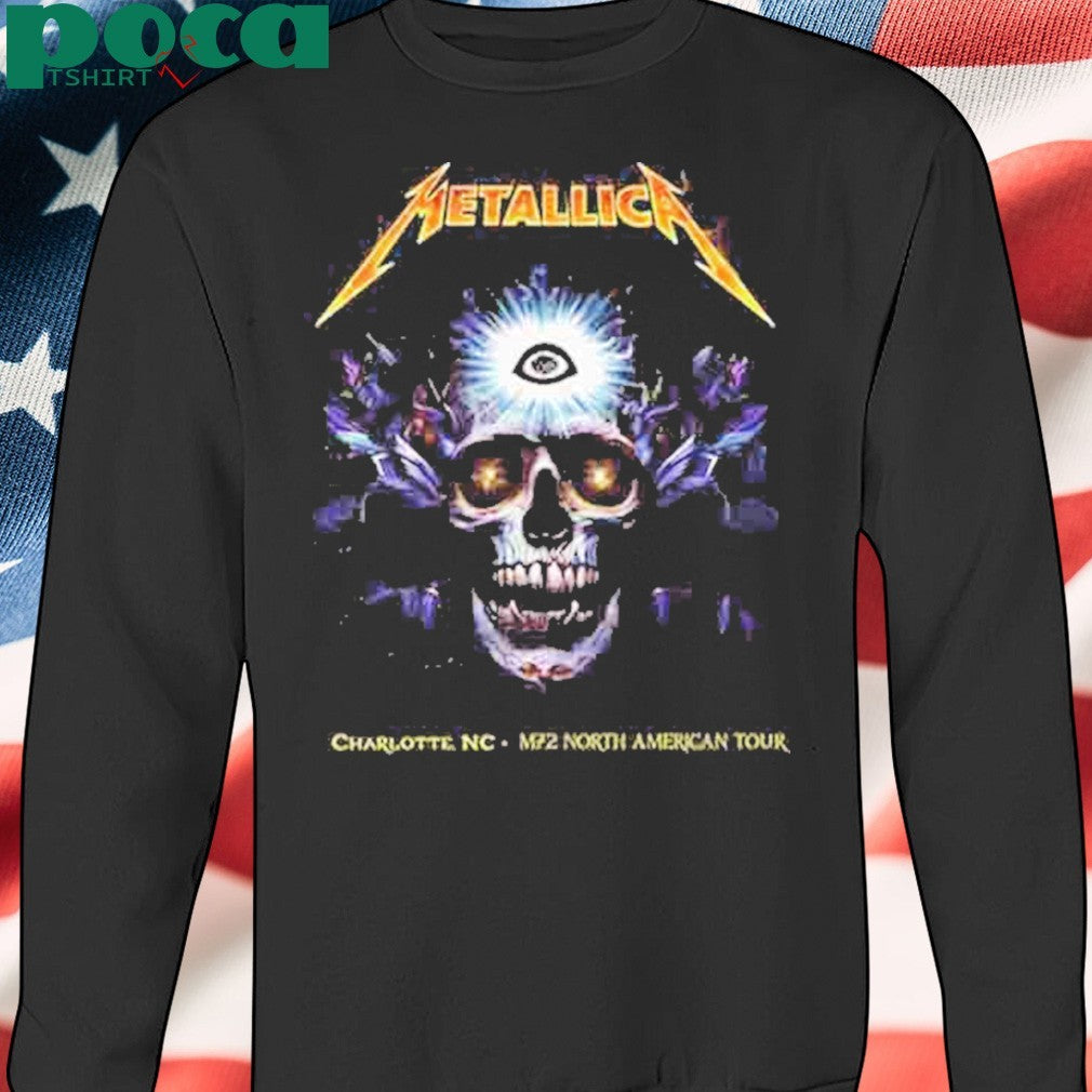 Metallica M72 Charlotte NC 2025 Bank Of America Stadium On May 31st shirt