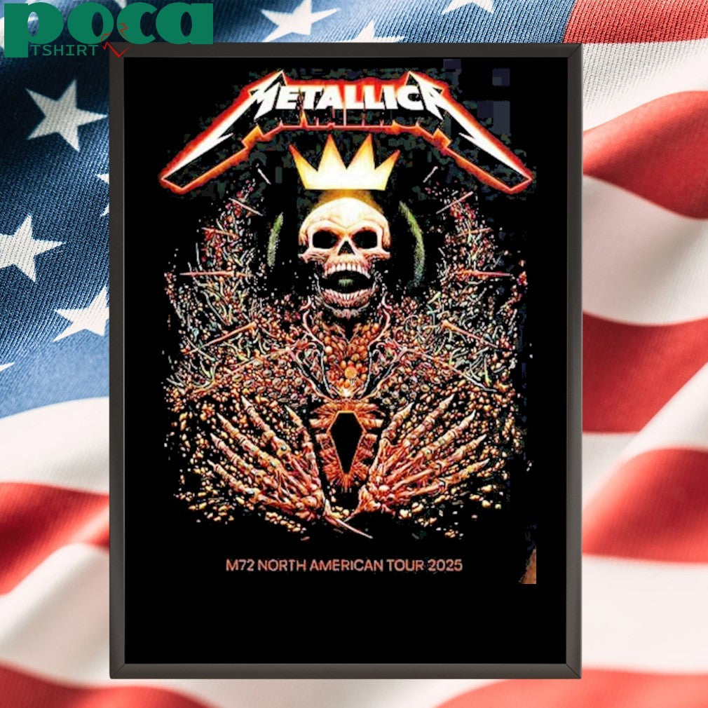 Metallica M72 Charlotte Pop Up Shop At Bank Of America Stadium In North Carolina United States On May 31 2025 shirt