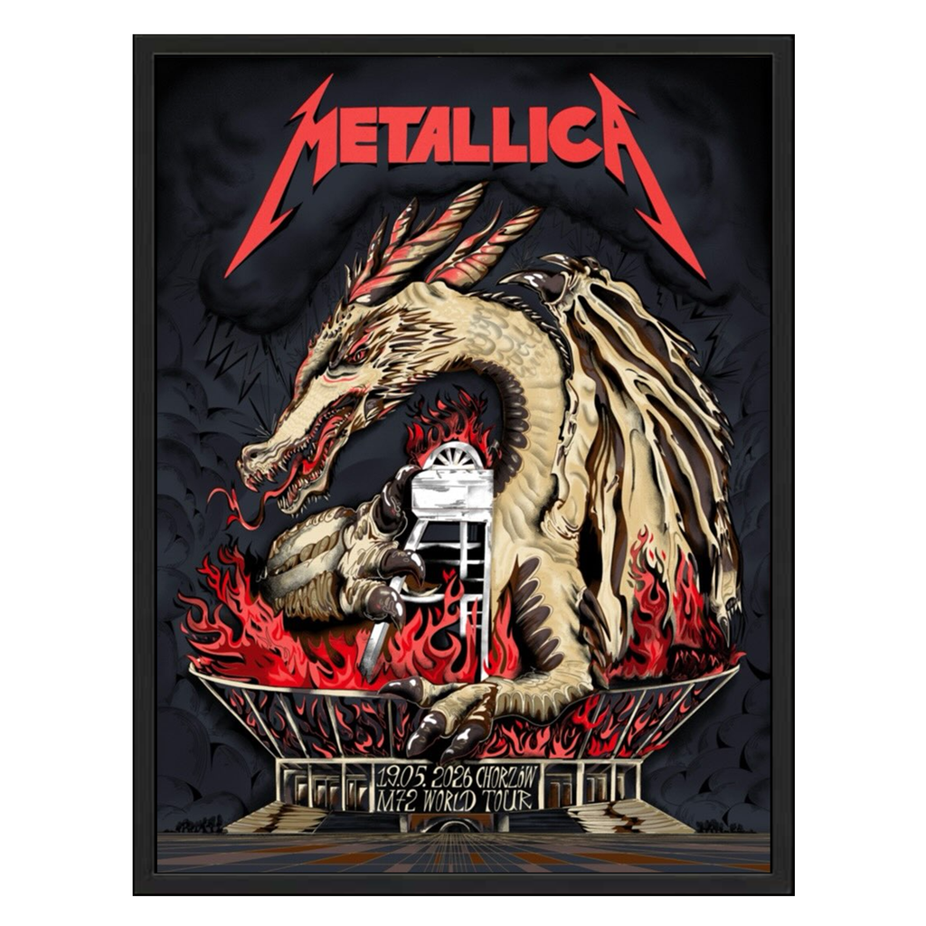 Metallica Chorzow 2026 Poster M72 World Tour by Karol Banach