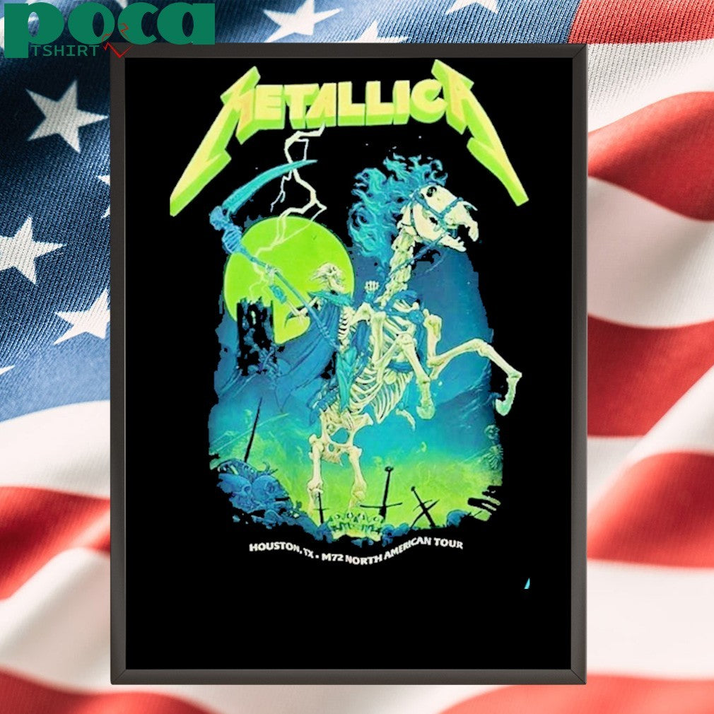 Metallica M72 Houston Exclusive Tee In Houston Texas At NRG Stadium On June 14 2025 shirt
