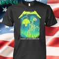 Metallica M72 Houston North American Tour June 14 2025 At NRG Stadium TX Skeleton Reaper Poster Artwork By Vance Kelly Merch shirt