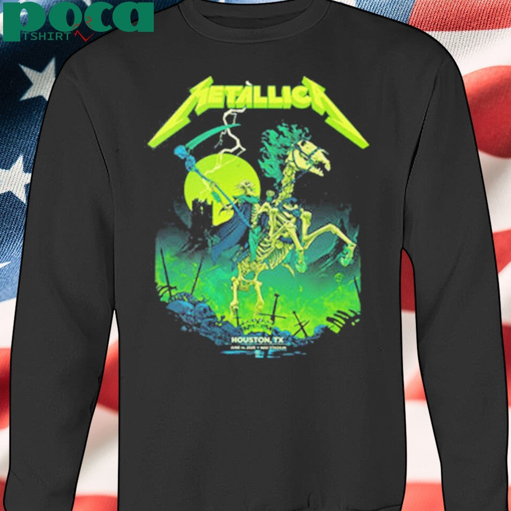 Metallica M72 Houston Poster Tonight At NRG Stadium On June 14 2025 In Houston Texas shirt