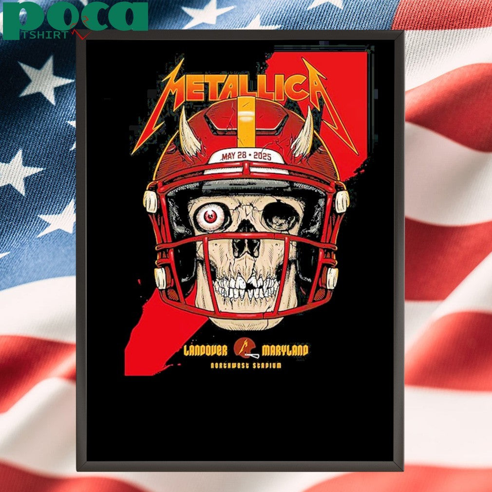 Metallica M72 Landover Pop Up Shop At Northwest Stadium In Washington DC United States On May 28 2025 shirt