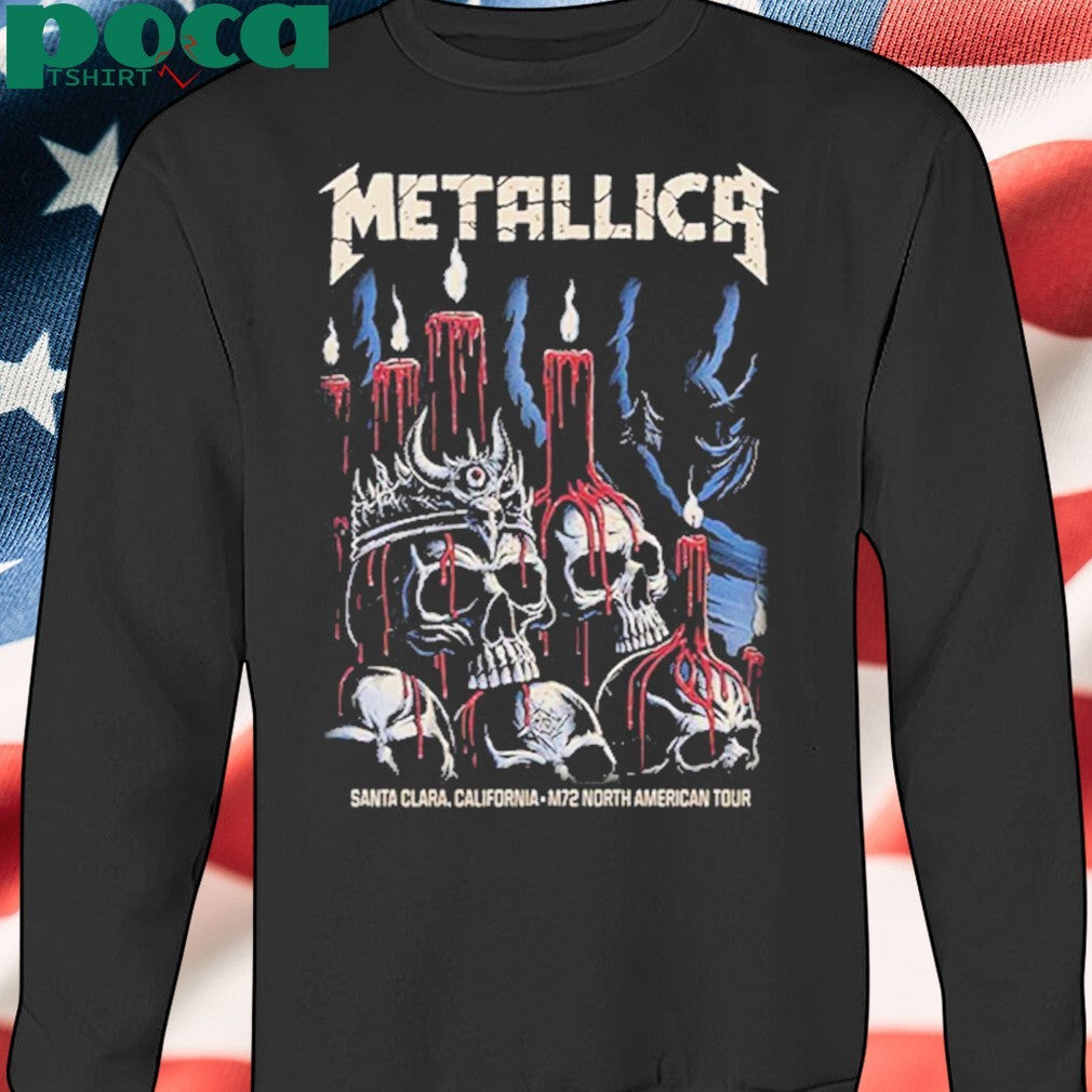 Metallica M72 Santa Clara Night 1 Merchandise Tee On June 20 In Santa Clara California At Levi’s Stadium M72 North American Tour 2025 Unisex T-Shirt