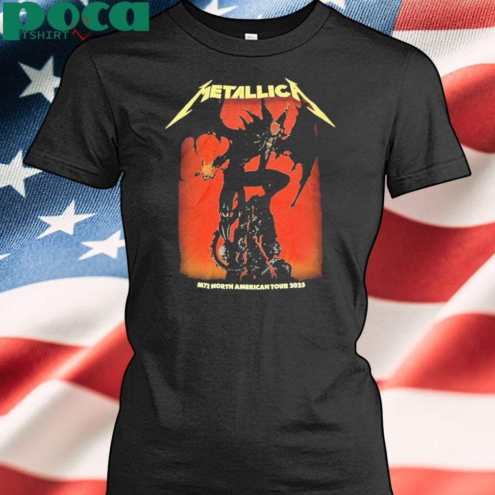 Metallica M72 Santa Clara Pop-Up Shop Merch Tee In Santa Clara California At Levis Stadium On June 20 And 22 Tour 2025 T-Shirt