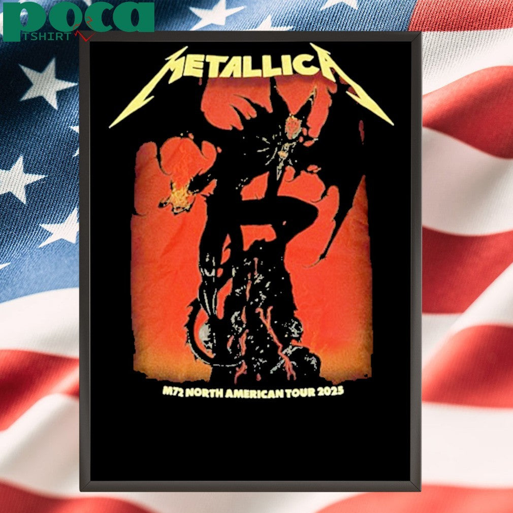 Metallica M72 Santa Clara Pop-Up Shop Merch Tee In Santa Clara California At Levis Stadium On June 20 And 22 Tour 2025 T-Shirt