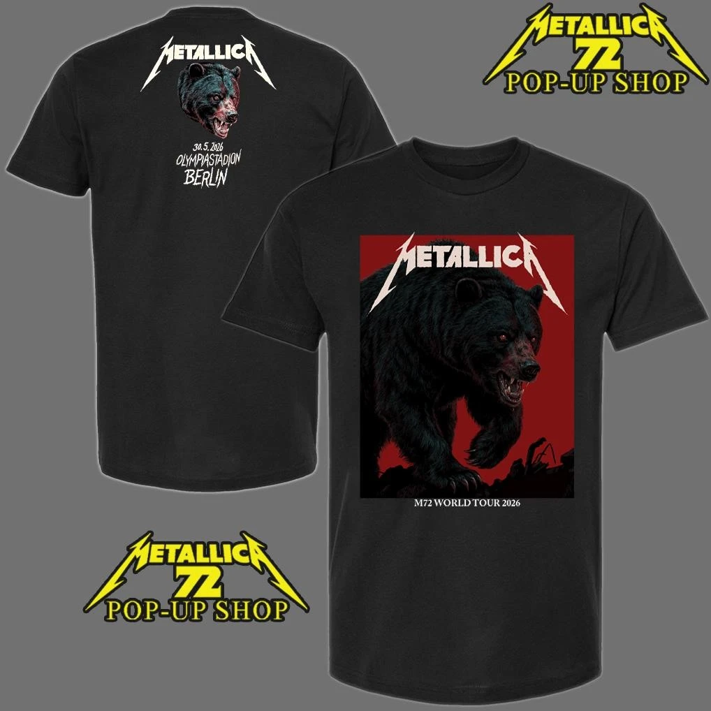Metallica M72 World Tour Berlin Germany MaI 30, 2026 Art By Janta Island T-Shirt