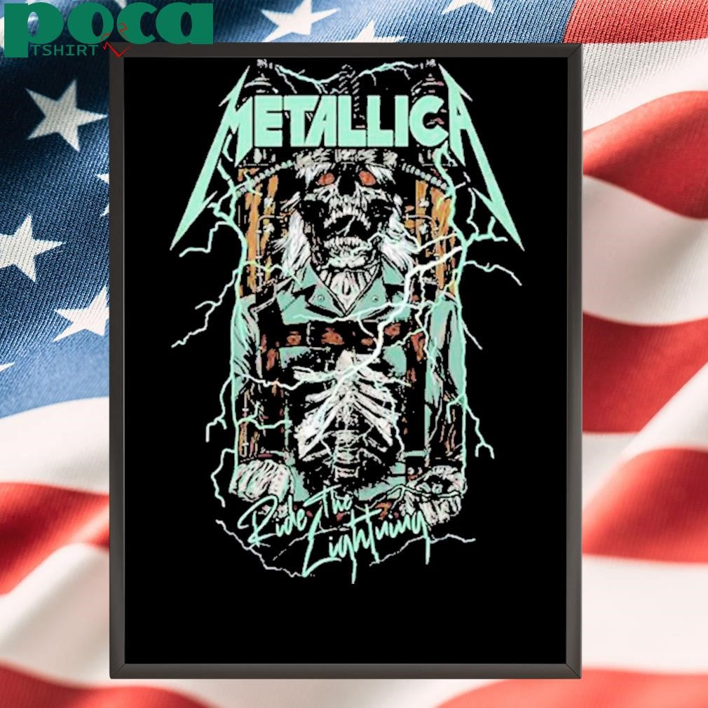 Metallica Ride The Lightning Pinball Art The Black Album By Rhys Cooper shirt