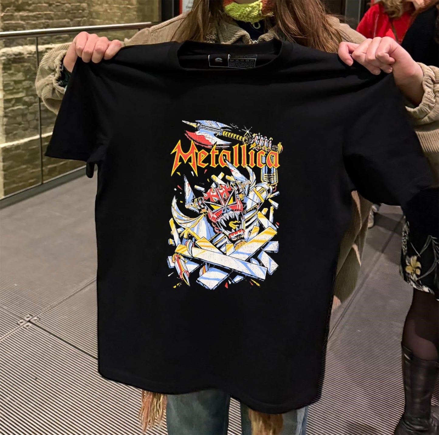 Metallica Skeleton Robot retro shirt